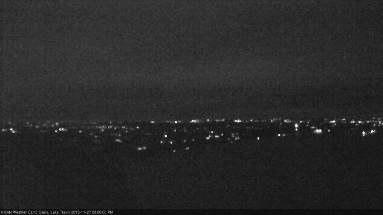 Lake Travis webcam, November 27, 2019 6:00 PM CT