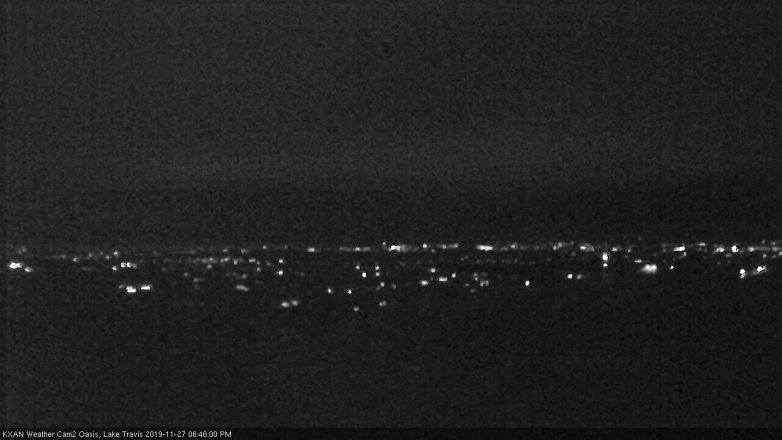 Lake Travis webcam, November 27, 2019 6:45 PM CT