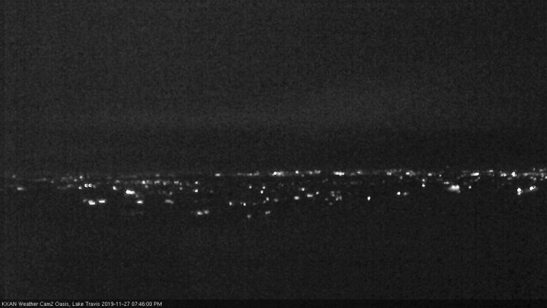 Lake Travis webcam, November 27, 2019 7:45 PM CT