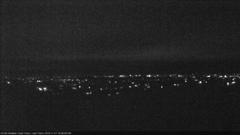 Lake Travis webcam, November 27, 2019 10:00 PM CT