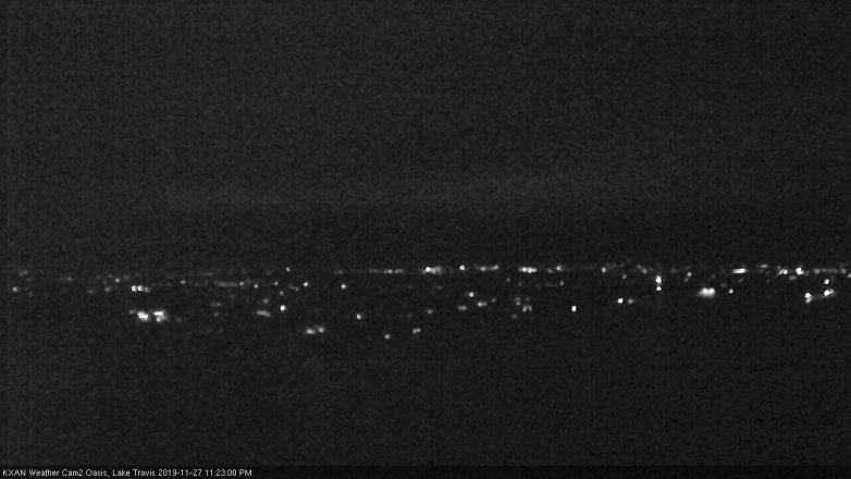 Lake Travis webcam, November 27, 2019 11:25 PM CT