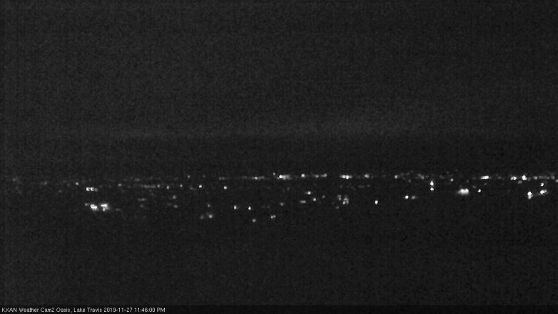 Lake Travis webcam, November 27, 2019 11:45 PM CT