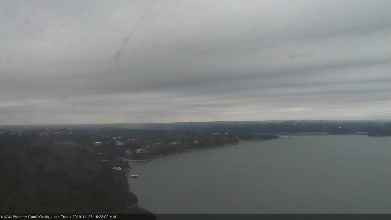 Lake Travis webcam, November 28, 2019 10:25 AM CT