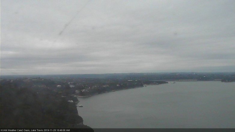 Lake Travis webcam, November 28, 2019 10:45 AM CT