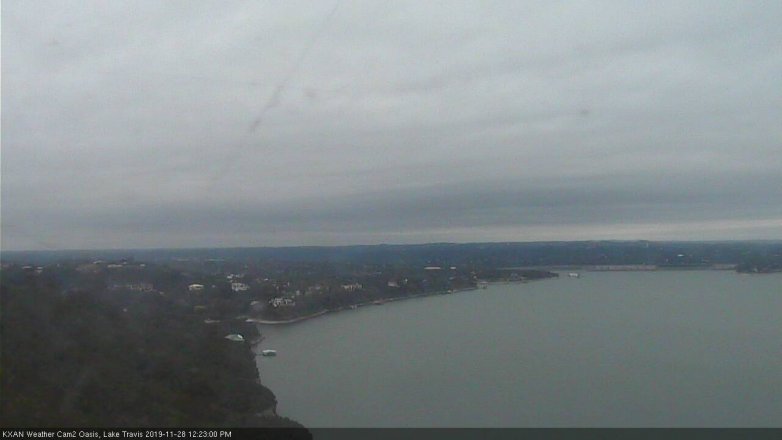 Lake Travis webcam, November 28, 2019 12:25 PM CT