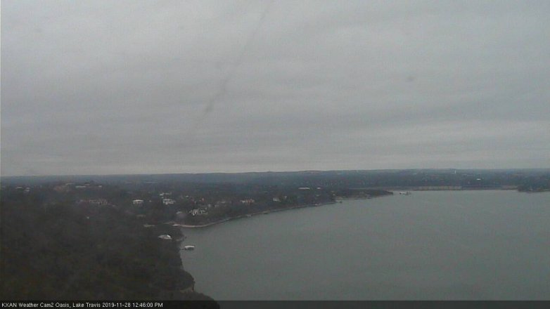 Lake Travis webcam, November 28, 2019 12:45 PM CT
