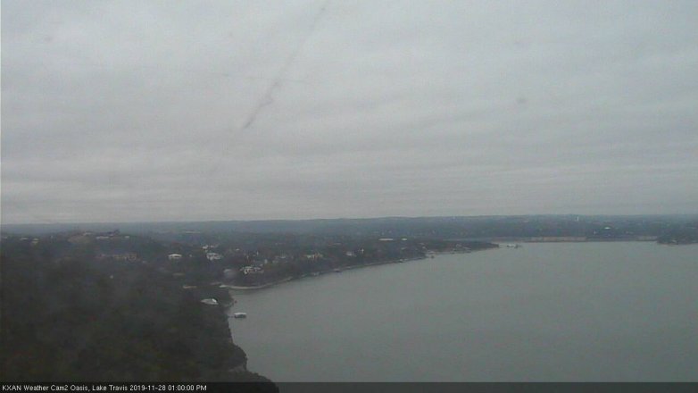 Lake Travis webcam, November 28, 2019 1:00 PM CT