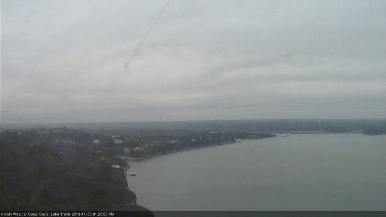 Lake Travis webcam, November 28, 2019 1:25 PM CT