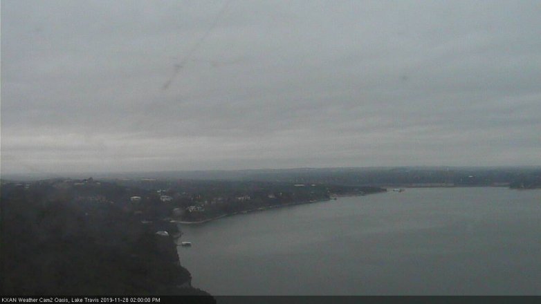 Lake Travis webcam, November 28, 2019 2:00 PM CT