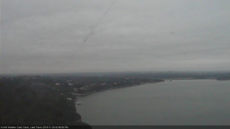 Lake Travis webcam, November 28, 2019 2:45 PM CT