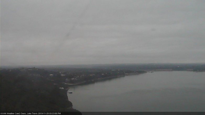 Lake Travis webcam, November 28, 2019 3:25 PM CT