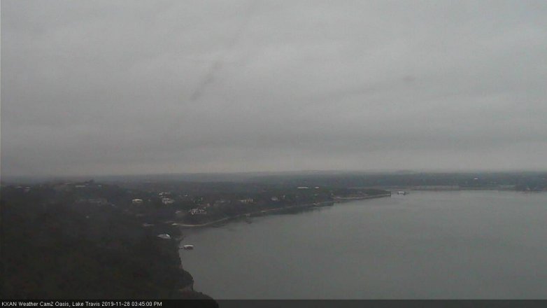 Lake Travis webcam, November 28, 2019 3:45 PM CT