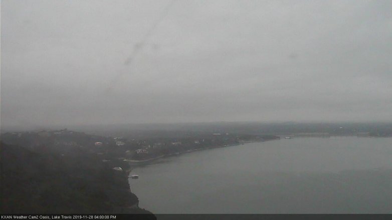 Lake Travis webcam, November 28, 2019 4:00 PM CT