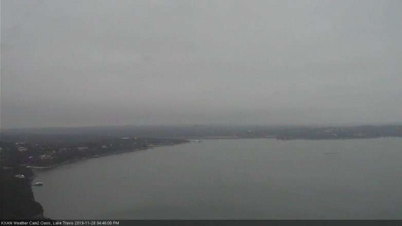 Lake Travis webcam, November 28, 2019 4:45 PM CT