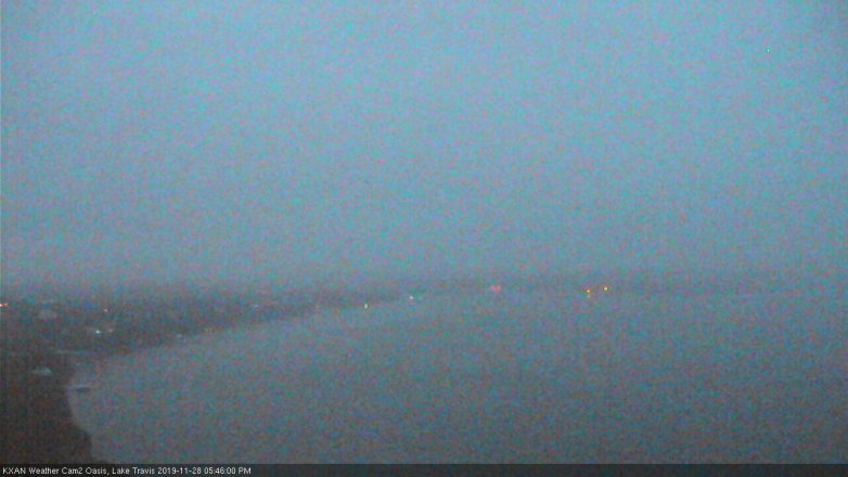 Lake Travis webcam, November 28, 2019 5:45 PM CT