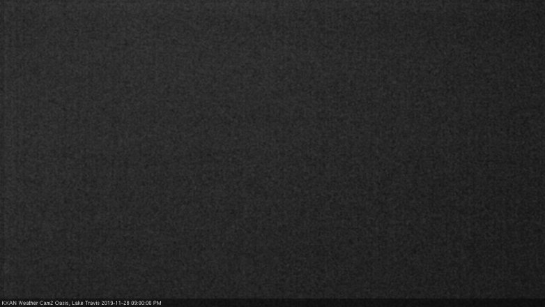 Lake Travis webcam, November 28, 2019 9:00 PM CT