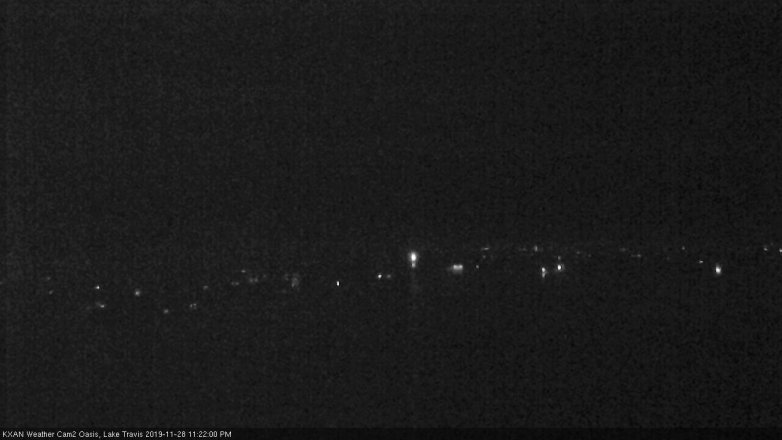 Lake Travis webcam, November 28, 2019 11:25 PM CT