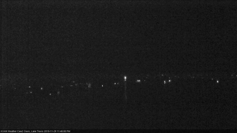 Lake Travis webcam, November 28, 2019 11:45 PM CT
