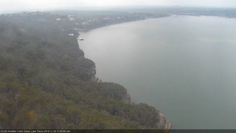 Lake Travis webcam, November 30, 2019 11:00 AM CT