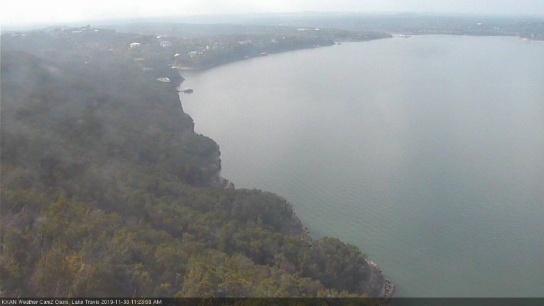 Lake Travis webcam, November 30, 2019 11:25 AM CT