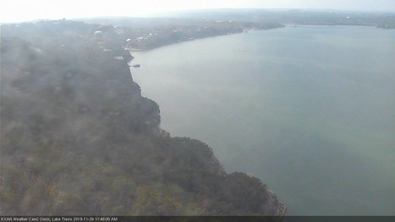 Lake Travis webcam, November 30, 2019 11:45 AM CT