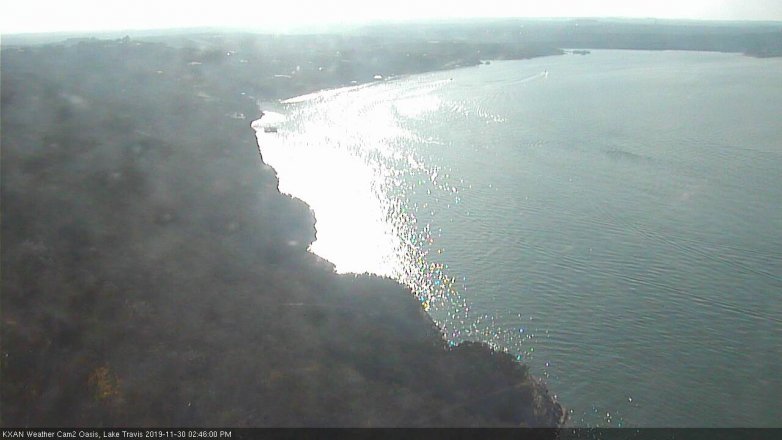 Lake Travis webcam, November 30, 2019 2:45 PM CT