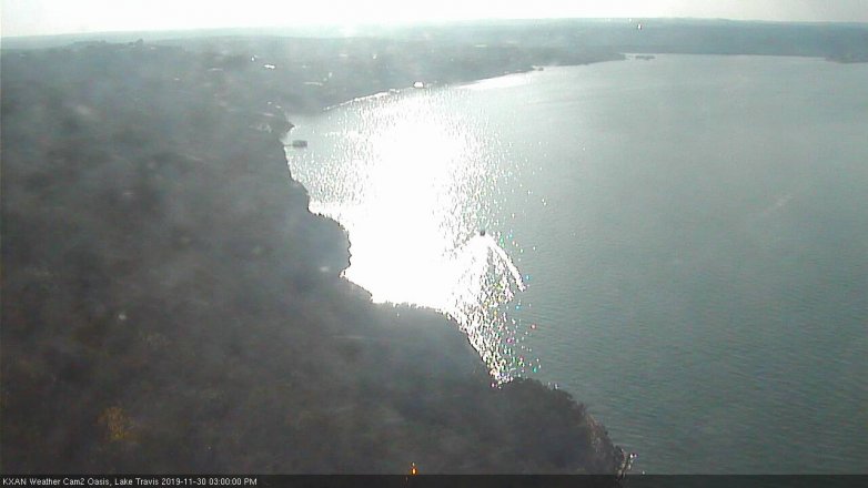 Lake Travis webcam, November 30, 2019 3:00 PM CT