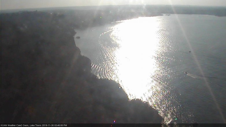 Lake Travis webcam, November 30, 2019 3:45 PM CT
