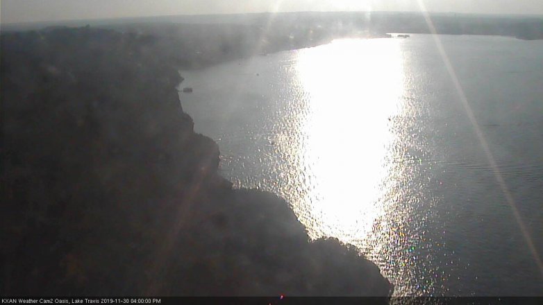 Lake Travis webcam, November 30, 2019 4:00 PM CT