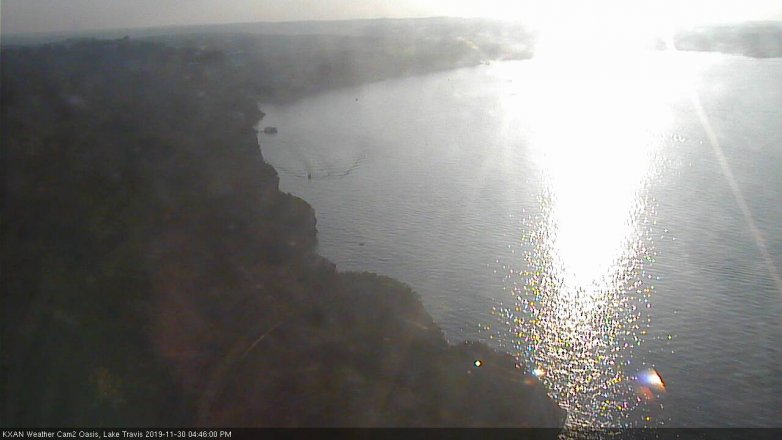 Lake Travis webcam, November 30, 2019 4:45 PM CT