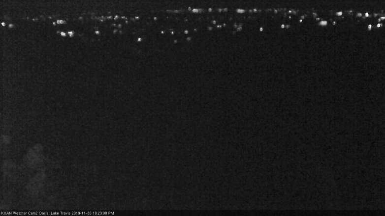 Lake Travis webcam, November 30, 2019 10:25 PM CT