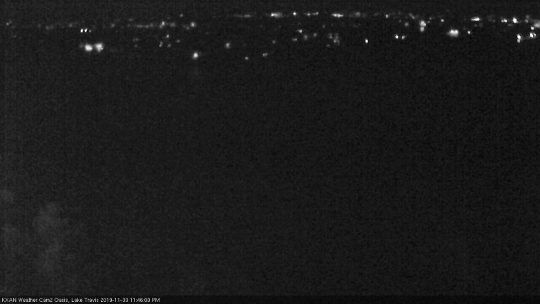 Lake Travis webcam, November 30, 2019 11:45 PM CT