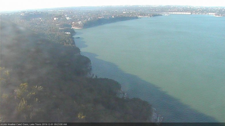 Lake Travis webcam, December 1, 2019 9:25 AM CT