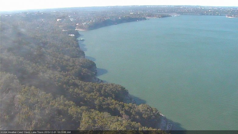 Lake Travis webcam, December 1, 2019 10:25 AM CT