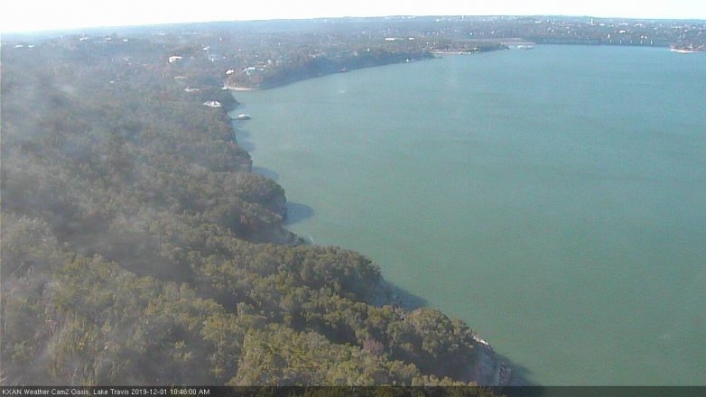 Lake Travis webcam, December 1, 2019 10:45 AM CT