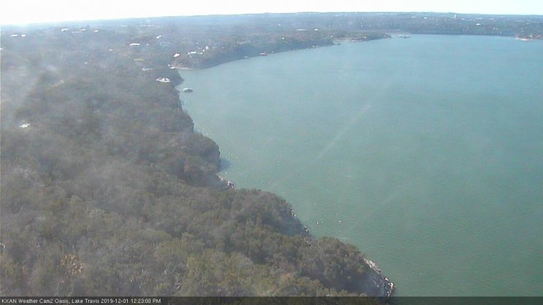 Lake Travis webcam, December 1, 2019 12:25 PM CT