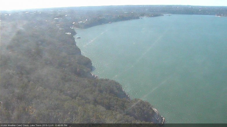 Lake Travis webcam, December 1, 2019 12:45 PM CT