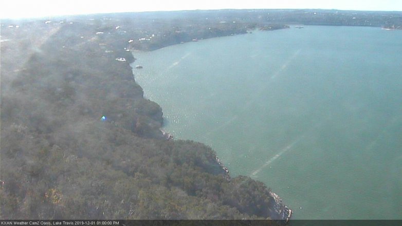 Lake Travis webcam, December 1, 2019 1:00 PM CT