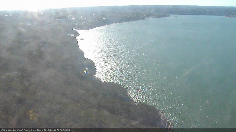 Lake Travis webcam, December 1, 2019 2:00 PM CT