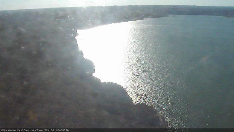 Lake Travis webcam, December 1, 2019 2:45 PM CT