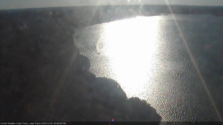 Lake Travis webcam, December 1, 2019 3:45 PM CT