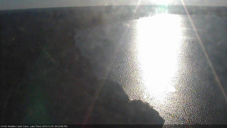 Lake Travis webcam, December 1, 2019 4:25 PM CT