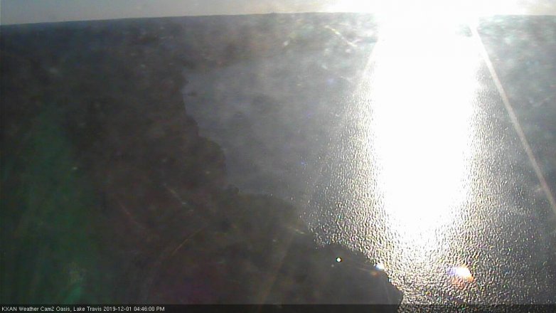 Lake Travis webcam, December 1, 2019 4:45 PM CT