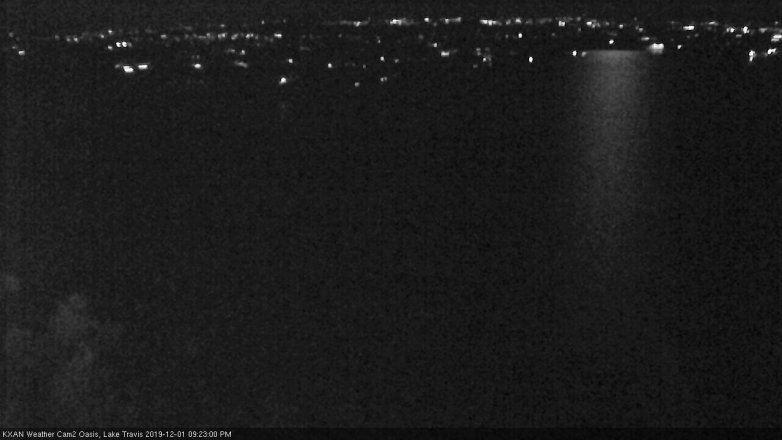 Lake Travis webcam, December 1, 2019 9:25 PM CT