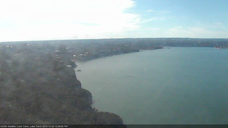 Lake Travis webcam, December 2, 2019 12:45 PM CT