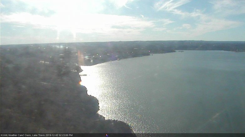 Lake Travis webcam, December 2, 2019 2:25 PM CT