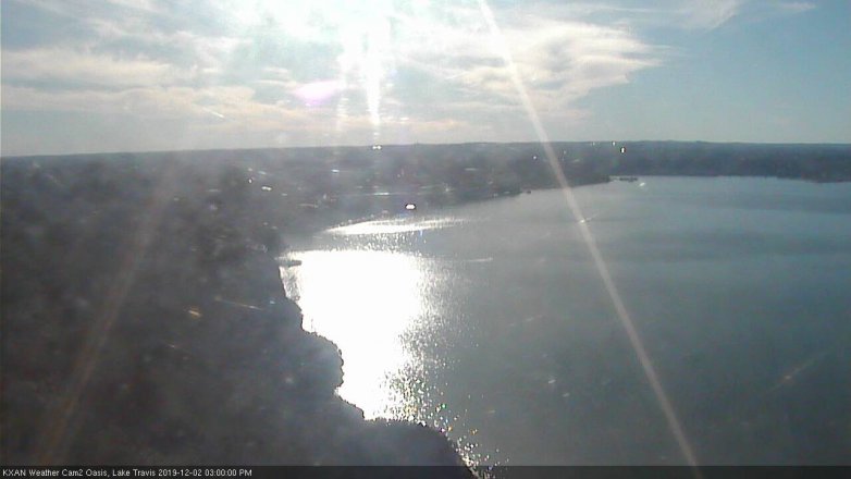 Lake Travis webcam, December 2, 2019 3:00 PM CT