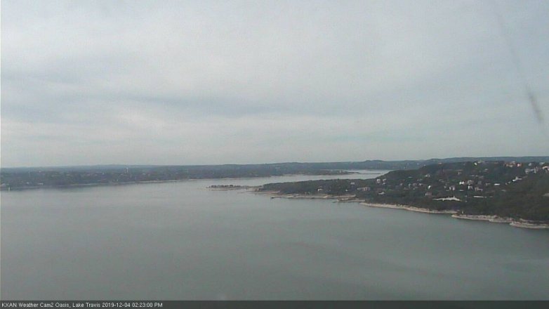 Lake Travis webcam, December 4, 2019 2:25 PM CT
