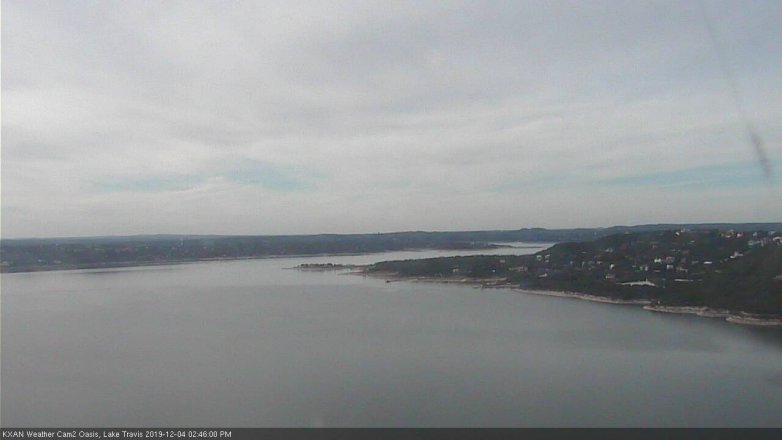 Lake Travis webcam, December 4, 2019 2:45 PM CT