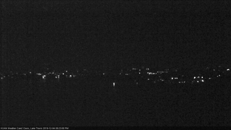 Lake Travis webcam, December 4, 2019 9:25 PM CT